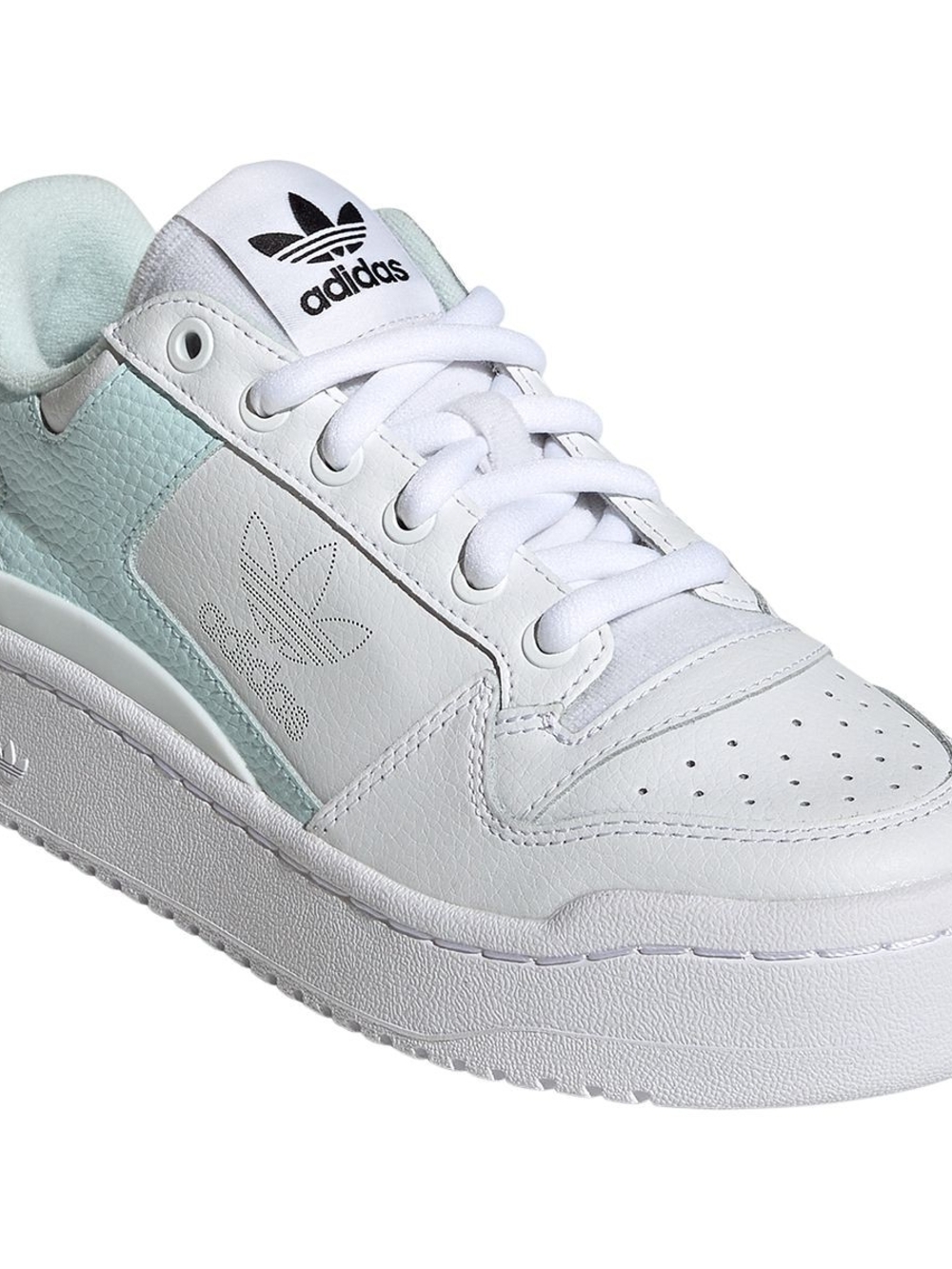 adidas Women's White & Light Mint Low-Top Sneakers